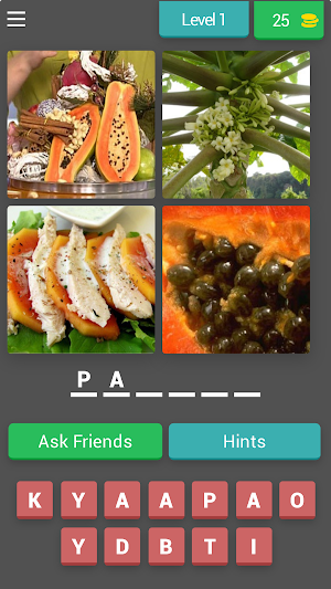 FIND THE WORD IN 4 PICS 2024 Screenshot 0