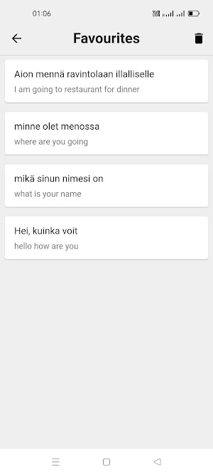 Finnish To English Translator Screenshot 3