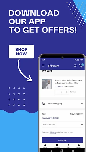 Winshop Online Shopping App Screenshot 3