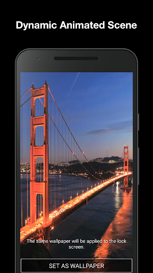 City at Night Live Wallpaper Screenshot 1
