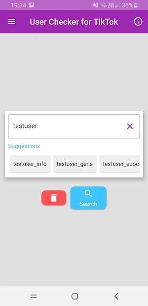 User Checker for TikTok Screenshot 2