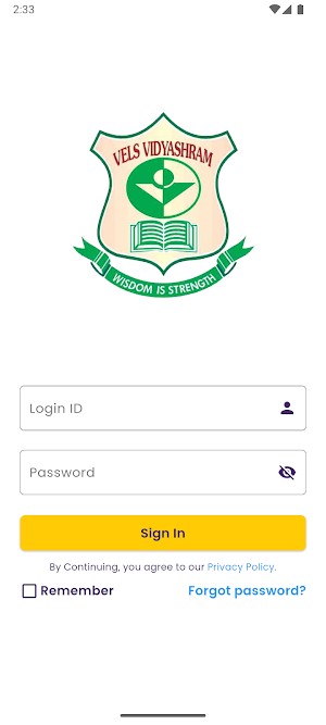 Vels Vidyashram Sr.Sec School Screenshot 0