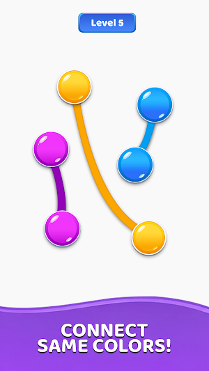 Connect Color Ball Line Game Screenshot 1