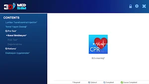 3DMedSim - Learning Suite Screenshot 2