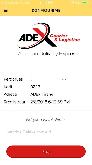Adex Couriers Screenshot 0