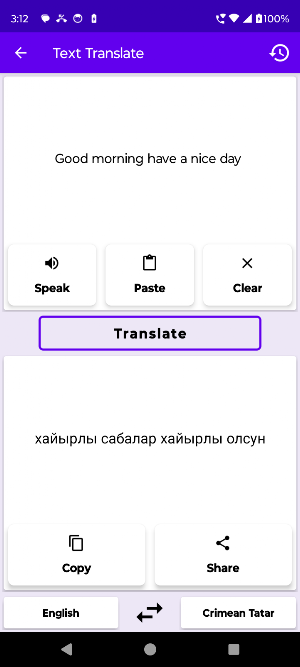 English To Crimean Tatar Trans Screenshot 1