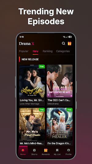 DramaX - Short Drama & Movie Screenshot 1