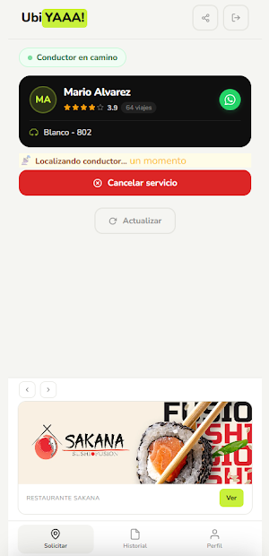Ubiyaaa Fusa Pasajero Screenshot 3
