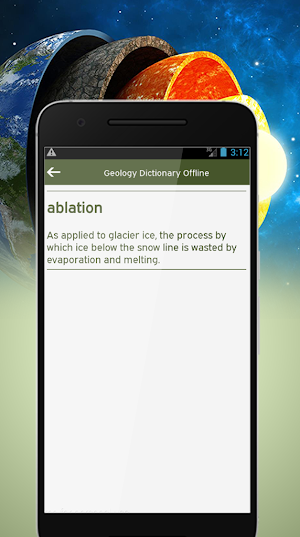 Geology Dictionary Offline Screenshot 2