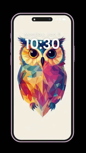 Minimalist Owl Wallpaper Screenshot 3