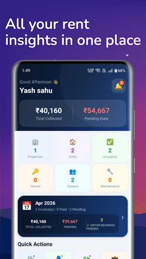 SabkaRent - Rent Manager App Screenshot 0