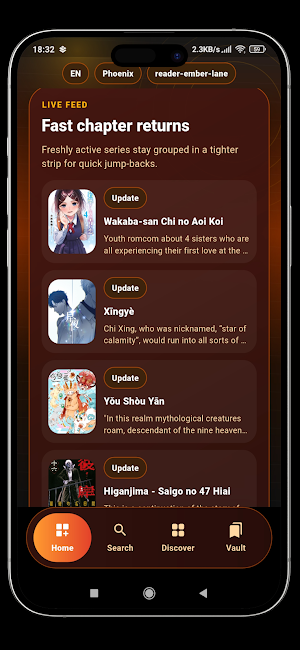 Manga Phoenix :Manga & Comics Screenshot 1