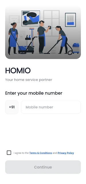 Homio HomeCare - Partner Screenshot 0