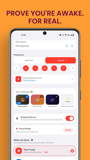 AwakenQ: Alarm Clock & Tasks Screenshot 2