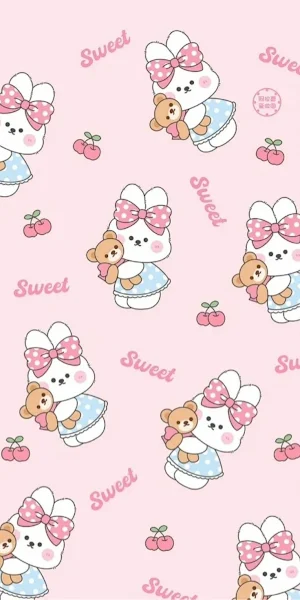 Kawaii Bunny Wallpaper Screenshot 1