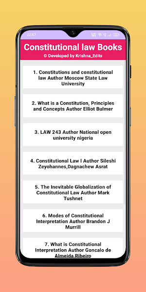 Constitutional law Books Screenshot 0