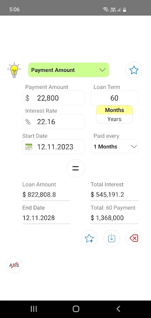 Loan Calculator Screenshot 0
