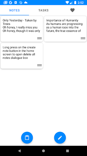 Basic Notes & Tasks Screenshot 1