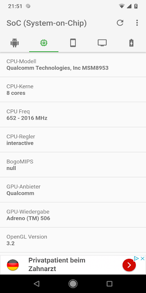 Smartphone Daten Info auslesen Screenshot 0