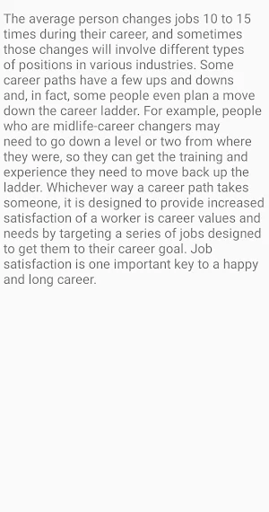 Overview And Career Paths Screenshot 2