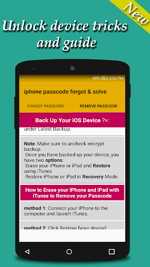 Unlock Device Tricks And Guide Screenshot 1
