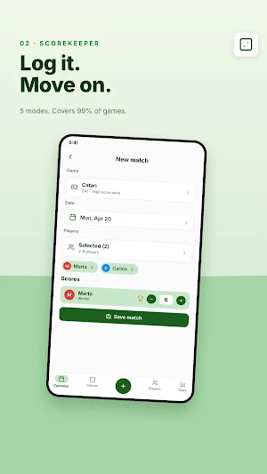 Gamekeeper: Score Tracker Screenshot 1