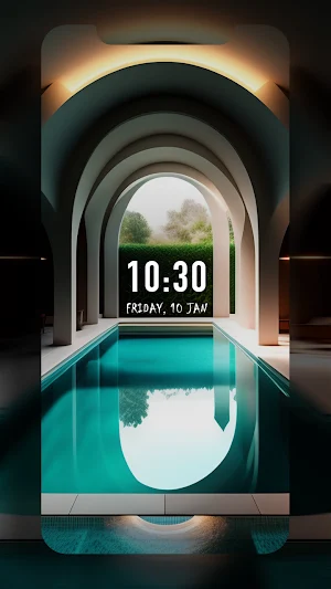Pool Ideas 4K Wallpaper Screenshot 1