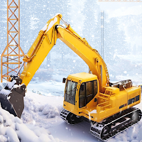 Snow Excavator Crane Simulator