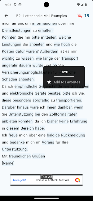 Deutsch Schreiben und Sprechen Screenshot 2