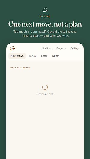 Gaveki — ADHD Focus App Screenshot 0