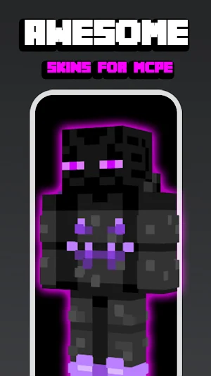 Black Skins For Minecraft PE Screenshot 2