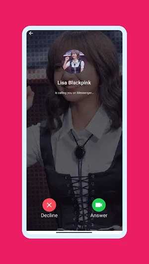 Fake Call - Lisa Blackpink Screenshot 2