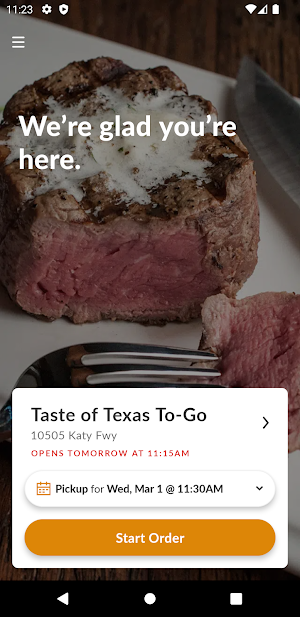 Taste of Texas To-Go Screenshot 1