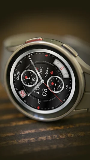 Graphite Quartz For Wear OS Screenshot 2