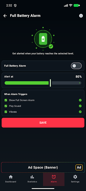 Full Battery & Theft Alarm Screenshot 2