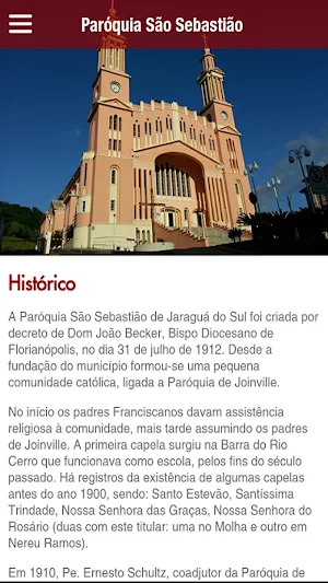 Paróquia São Sebastião Screenshot 2