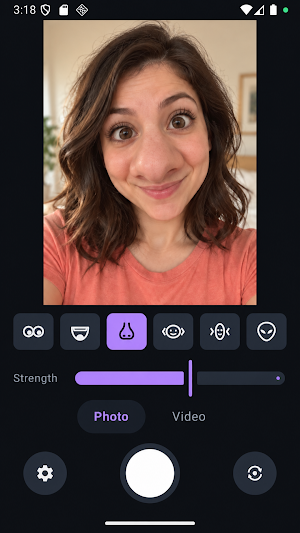 Funny Face Camera - Warp Screenshot 1