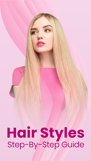 Girls Hair Style Step by Step Screenshot 2