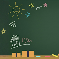 Chalkboard Doodle Simple Draw