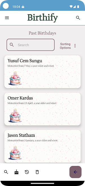 Birthify Screenshot 2