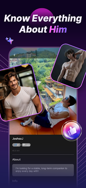 LoveFind - Gay Dating & Chat Screenshot 3