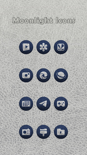 Moonlight Blue Icons Screenshot 2