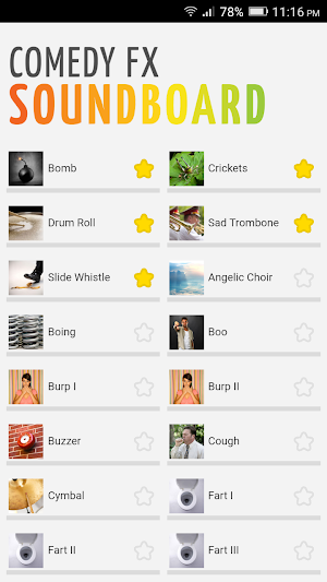 Comedy FX Soundboard Screenshot 1