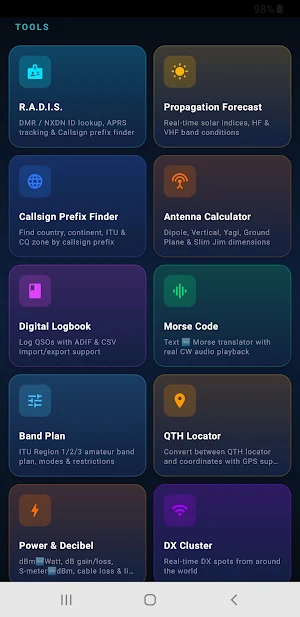 Amateur Radio Tools Pro Screenshot 1
