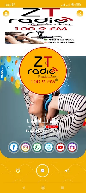 Zeta T radio 100.9 fm Screenshot 1