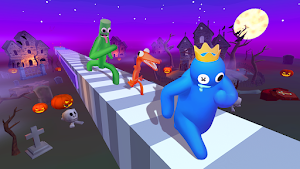 Blue Monster Run Screenshot 0