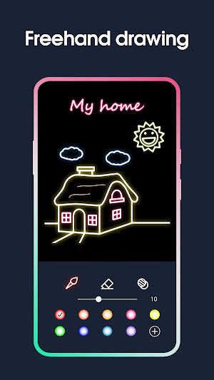 Neon Draw -  Glow Draw Screenshot 1