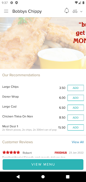 Bobbys Chippy Screenshot 1