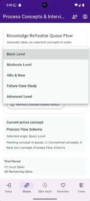 Process Engg Oil&Gas Interview Screenshot 3