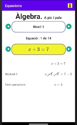 Equacions Screenshot 1